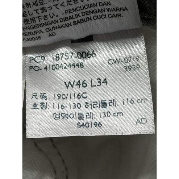 Levis 541 Pants Mens Measured 46x31 Green Camo Tapered 100% Cotton Pants Casual - Picture 8 of 8